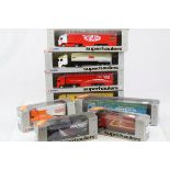 Eight boxed Corgi Superhaulers Working Features to include Pickfords, TNT, Royal Mail, Securicor