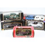 Five boxed diecast model vehicles to include 3 x Maisto Special Edition 1:18 Audi TT Roadster,