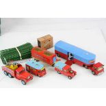 Five Corgi Chipperfield Circus diecast models to include Articulated Horse Box with 5 x horses,