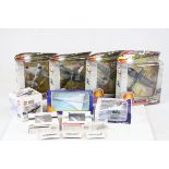 Four boxed Corgi Warbirds Series 2 diecast models to include WB99624 Thunderbolt, WB96621 Junkers,