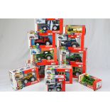 12 boxed Britains 1:32 scale diecast agricultural vehicles and implements, to include nos. 9495,