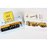 Two boxed 1:50 NZG Grove diecast construction models to include TM1500 and 380 TM9120 Carrier