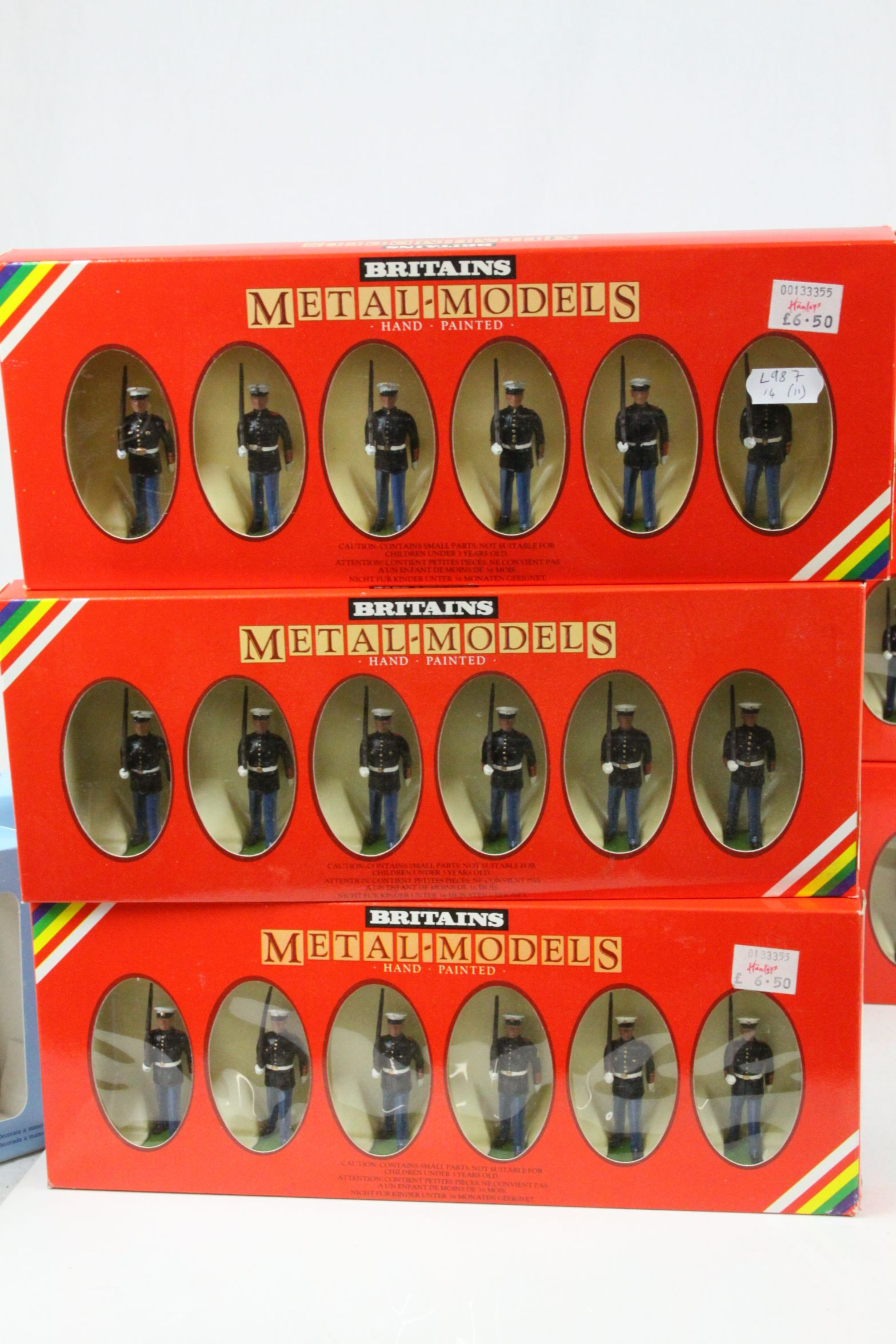 11 boxed hand-painted model figures to include 7 x Britains metal models featuring no.725 and 7302 - Image 8 of 8