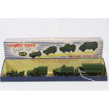 Boxed Dinky Gift Set 699 Military Vehicles (I) containing Austin Champ, I Ton Cargo Truck,