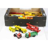 12 Diecast construction models to include NZG, Conrad and Gescha, diecast gd - vg overall