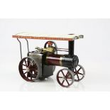 Mamod Steam Tractor TE1 in maroon, signs of use