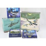 Five boxed Corgi The Aviation Archive diecast models to include ltd edn 1:144 AA33502 Unsung