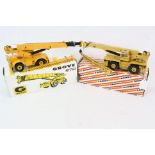 Two boxed 1:50 NZG Grove diecast construction models to include 149 RT760 and 178 RT45/50, diecast