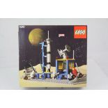 Lego - Original boxed Legoland Space Alpha 1 Rocket Base with instructions and inner tray, unchecked