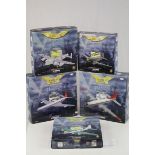 Five boxed Corgi The Aviation Archive Military 1:144 diecast models to include 1st issue 47106