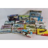 17 boxed plastic model kits to include 3 x 1:72 Heller No.285, No.278 & No.130, Inpact Kits P203,