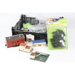 Collection of OO & Dublo model railway accessories to include 2 x Hornby OO locomotives (Duchess