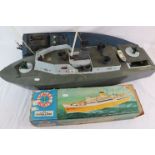 A collection of three vintage model boats to include R.M.S. Orcades ocean liner by Triang together
