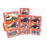 Ten boxed Britains 1:32 scale diecast tractors, to include nos. 9502. 9490, 9442, 9497, 9516,