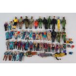 Large collection of Original 1980s TV/Film related action figures to include 8 x Tyco Dino Riders,