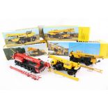 Four boxed 1:50 Conrad Liebherr diecast construction models to include 2083 (some repaint), 2084