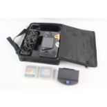 Retro Gaming - Cased SEGA portable video game system Game Gear console with power unit and cables,