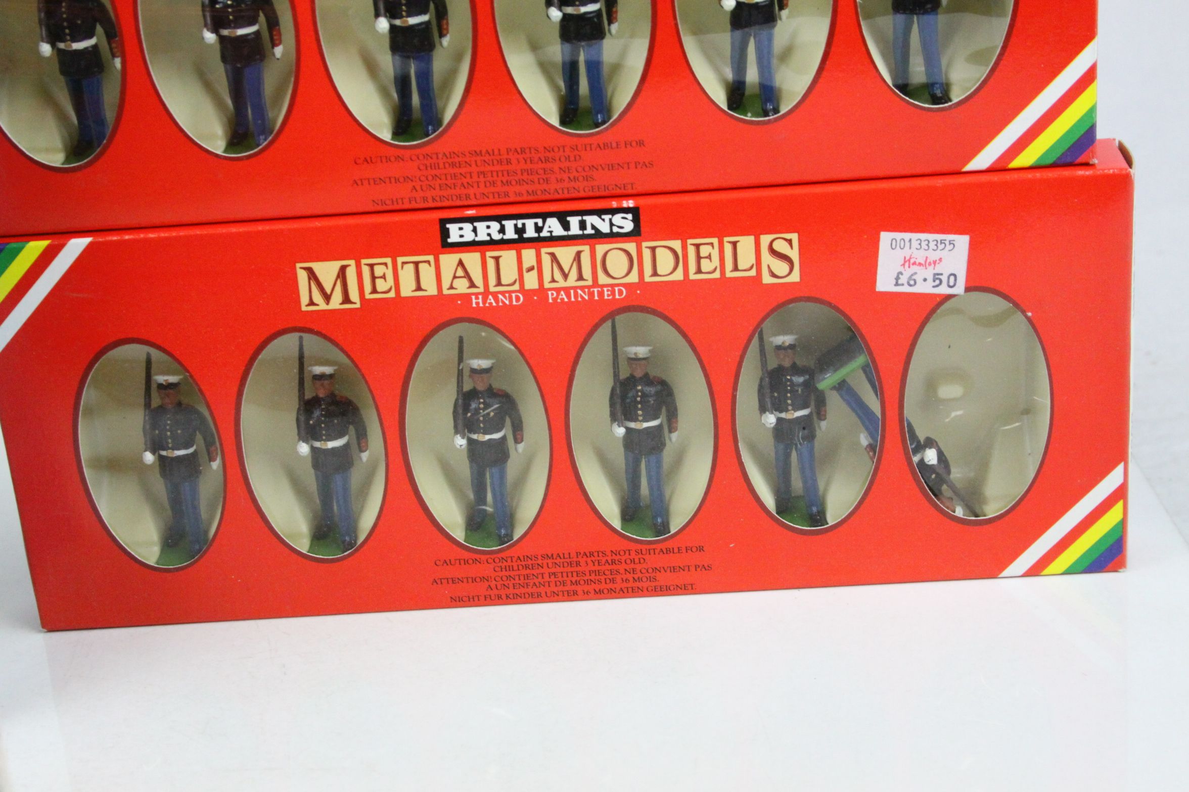 11 boxed hand-painted model figures to include 7 x Britains metal models featuring no.725 and 7302 - Image 7 of 8