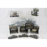 15 boxed/cased Military diecast model vehicles to include Corgi 1:50 WWII Legends Battle of the