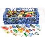 Collection of mid 20th C Matchbox Lesney play worn diecast models to include road, commercial and