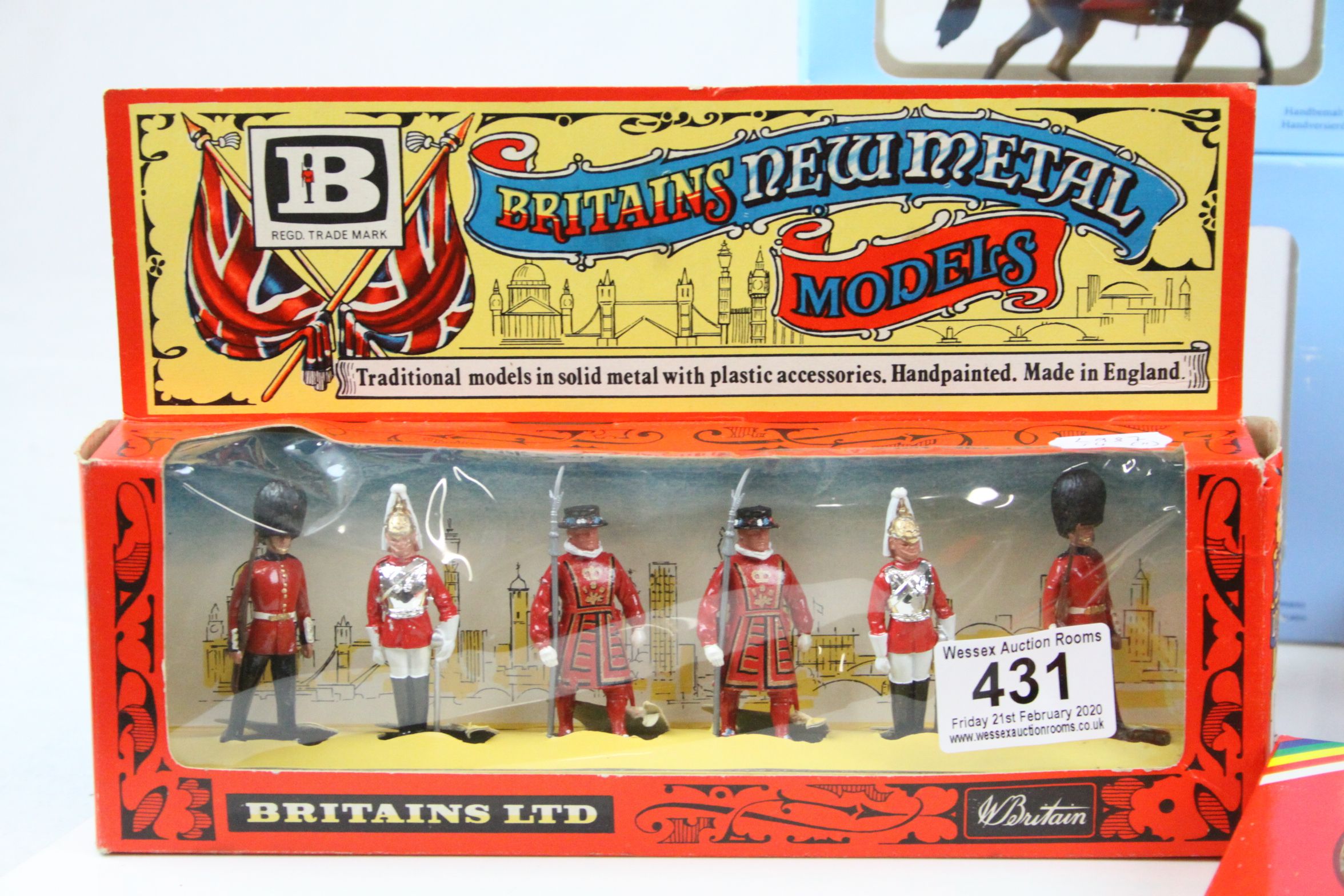 11 boxed hand-painted model figures to include 7 x Britains metal models featuring no.725 and 7302 - Image 2 of 8