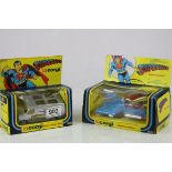 Two boxed Corgi Superman diecast models to include 435 Superman Van and 265 Supermobile, diecast vg,