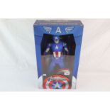 Boxed NECA Reel Toys Marvel Avengers Captain America figure, appearing unopened