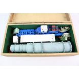 1:50 Construction diecast to include Scania Econ Frieght Heavy Transporter, gas pipe, Bedford