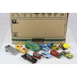 Quantity of play worn diecast models to include Dinky Military vehicles, Range Rover, Hudson Sedan,