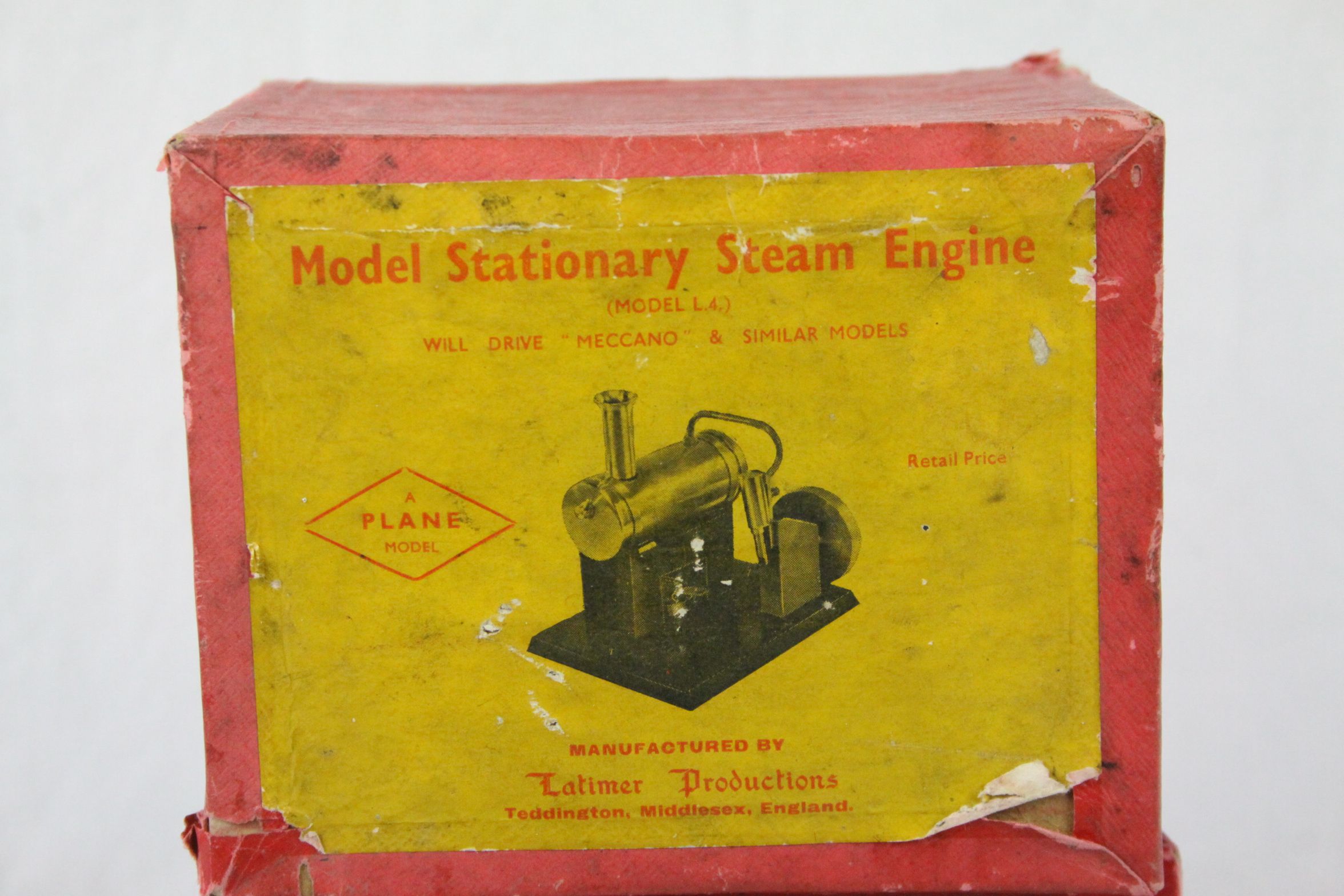 Boxed Latimer Productions Model Stationary Steam Engine, Plane Model - Image 4 of 4