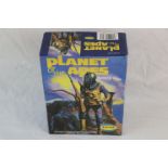 Boxed Aurora Planet of The Apes General Ursus snap together plastic kit, unmade within sealed bag,
