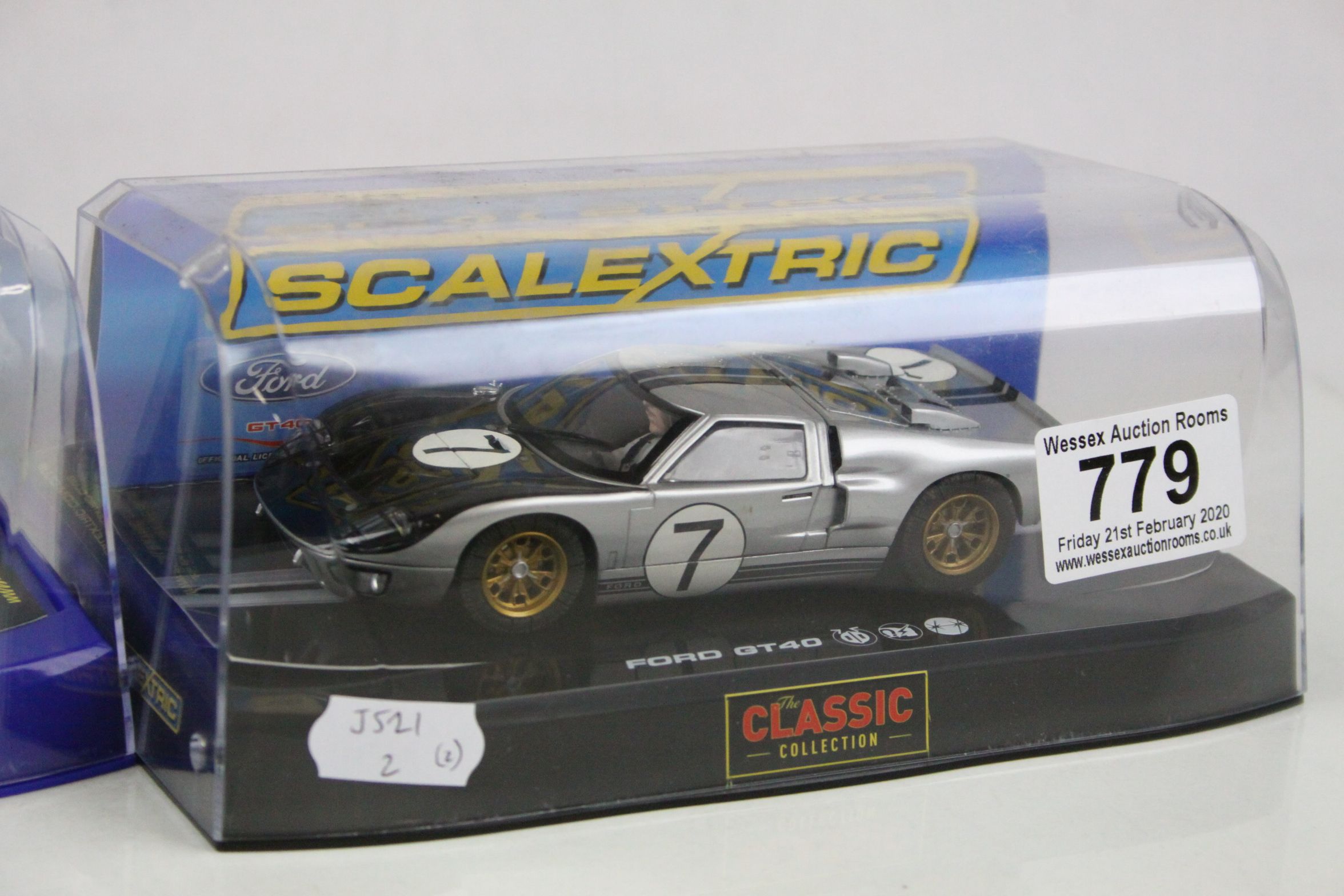 Two cased Scalextric slot cars to include C3413 Lotus Type 49B Jo Siffert Rob Walker Racing 1968 and - Image 2 of 4