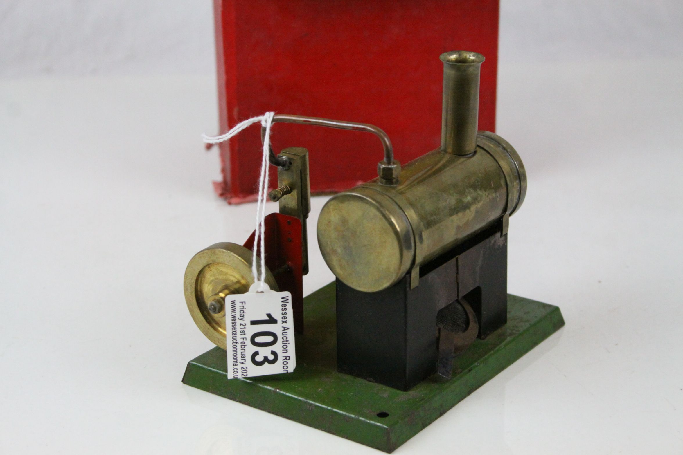 Boxed Latimer Productions Model Stationary Steam Engine, Plane Model - Image 2 of 4