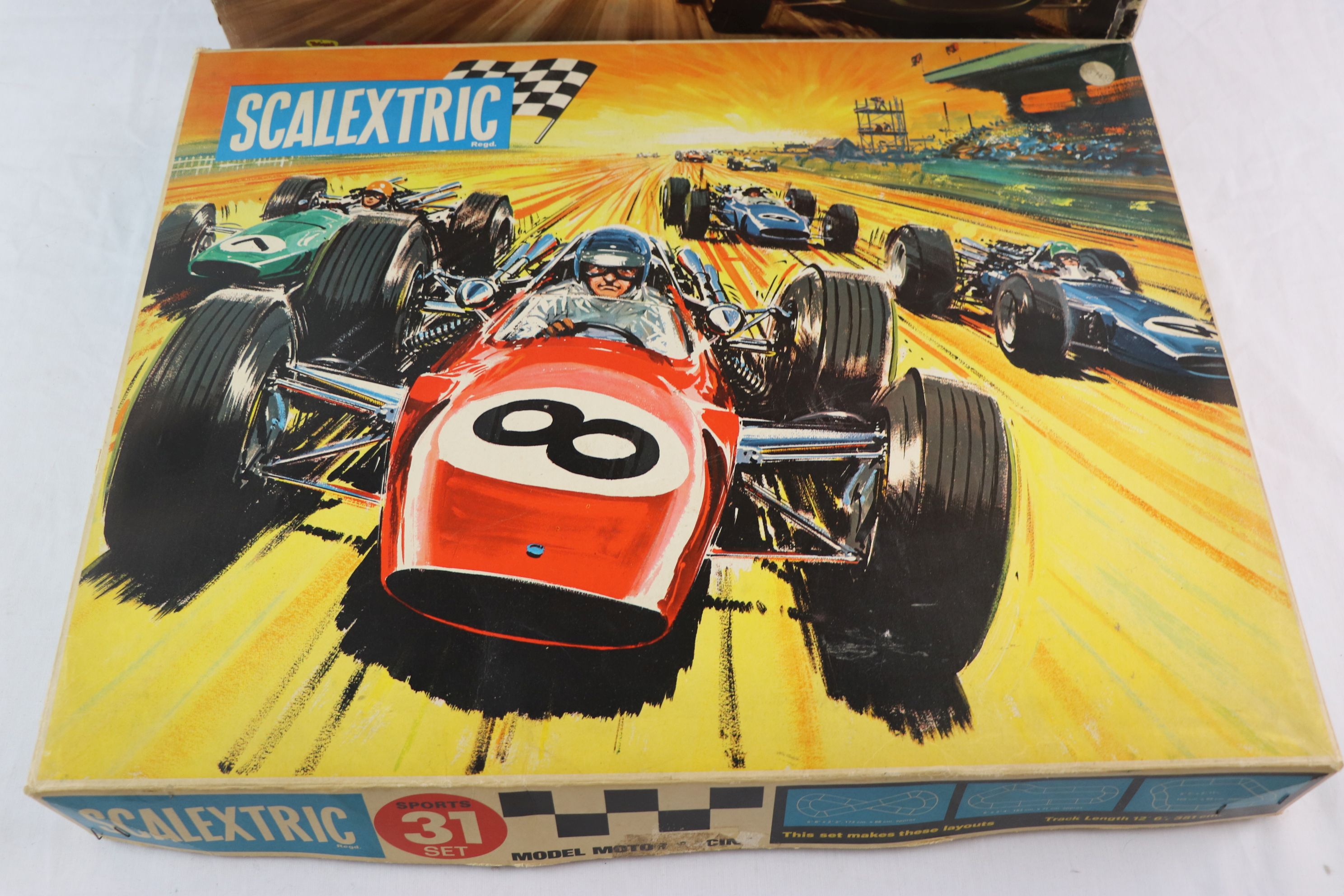 Scalextric - two vintage boxed sets, Sports Set 31 & Set 32, both appear complete, with slot cars - Image 2 of 5