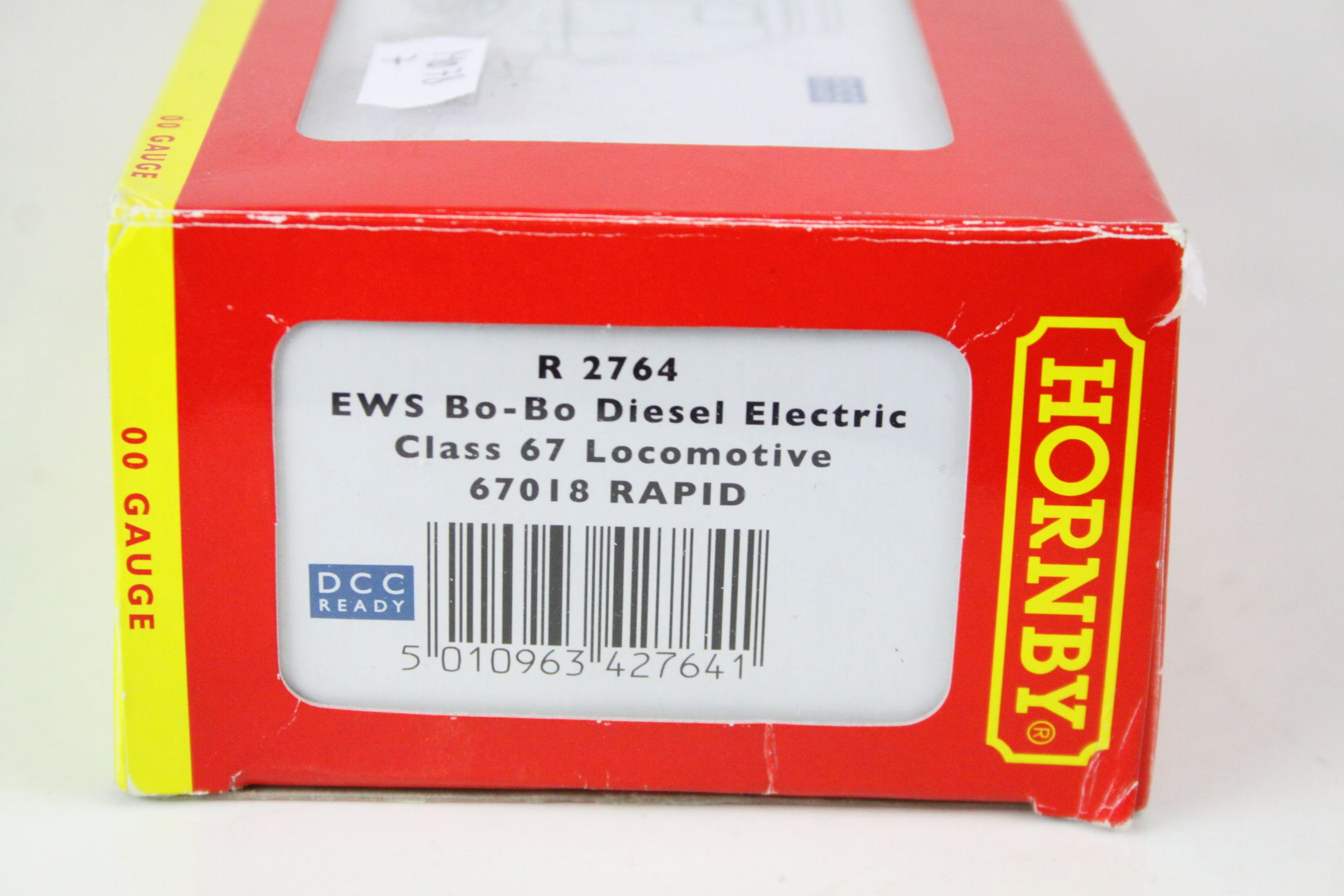 Boxed Hornby OO gauge R2764 DCC Ready EWS Bo-Bo Diesel Electric Class 67 Locomotive 67018 RAPID - Image 6 of 6