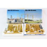 Two boxed Conrad Liebherr diecast construction cranes to include EC-H Crane and HC Crane, diecast