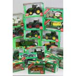 18 boxed Siku 1:32 scale diecast tractors and agricultural implements, to include nos 3252, 1958,