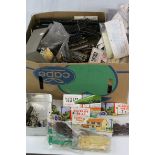 Quantity of OO and Hornby Dublo model railway to include bagged Airfix kits, track, rolling stock