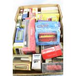 Collection of boxed diecast models to include cars & buses featuring Lledo, Matchbox Models of