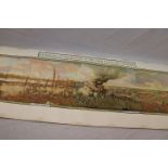 A Very Large World War One / WW1 Panorama Print Of The Battle Of The Yser In 1914 By A, Bastien.