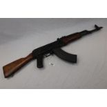 A Kalashnikov AKM AK47 7.62mm Assault Rifle, Fully Deactivated To EU Specification With Deactivation