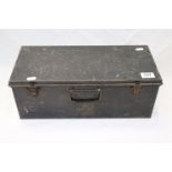 A World War Two / WW2 Emergency Fire Brigade First Aid Kit Complete With Many Original Contents,