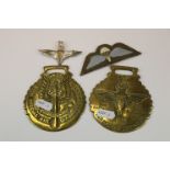 A Small Collection Of Militaria To Include A Parachute Regiment White Metal Cap Badge, A Parachute