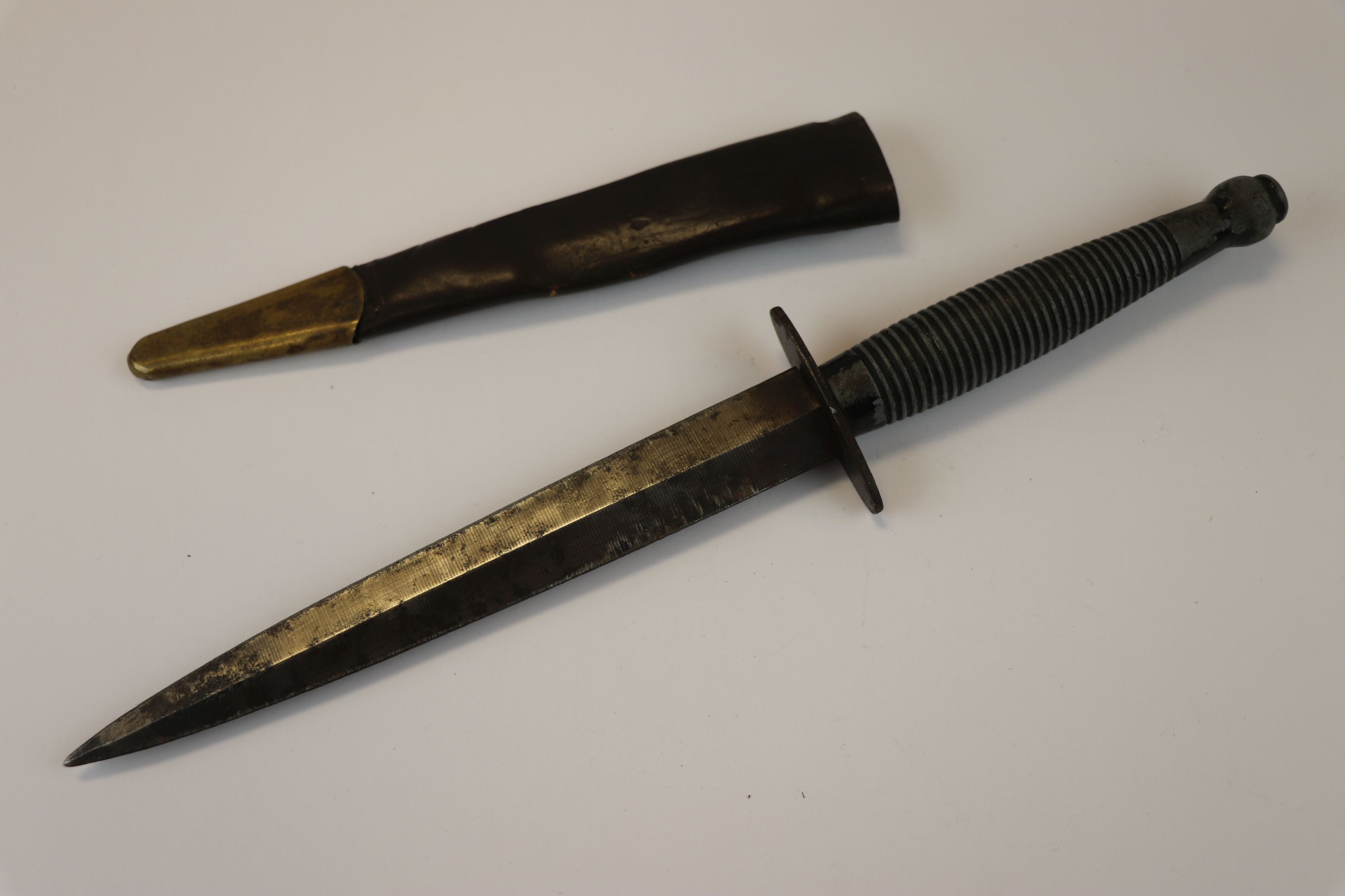 A Scarce SAS (Special Air Service) Sykes-Fairbairn Commando Dagger. With Etched Blade."WHO DARES - Image 2 of 4