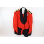A British Army Officers Mess Dress Uniform To Include Jacket, Waistcoat And Trousers.