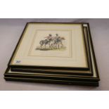 A Collection Of Five Framed And Glazed Military Prints To Include "Native Troops Of The East India