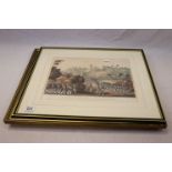 A Collection Of Three Framed And Glazed Military Prints To Include The Storming Of The Fort Of