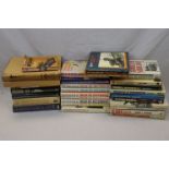 A Collection Of 30 Military Books, Mainly Hardback To Include : D-Day By Robert Kershaw, Glider