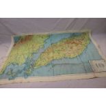 A British Military Escape Map 1944.South-East Asia Sheets 44 F And E. Two Back-To-Back Escape Maps