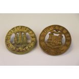 Two Dorsetshire Regiment Centre Badges To Include A Victorian Example Together With A Later Pagri,
